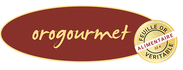 logo OROGOURMET OR - ARGENT véritable alimentaire